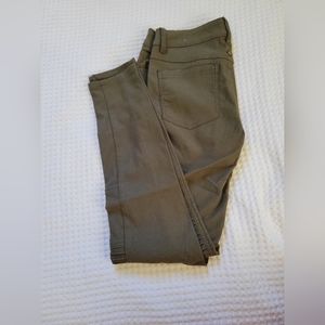 Prana Brenna Motorcycle Utility Green Skinny Jeans